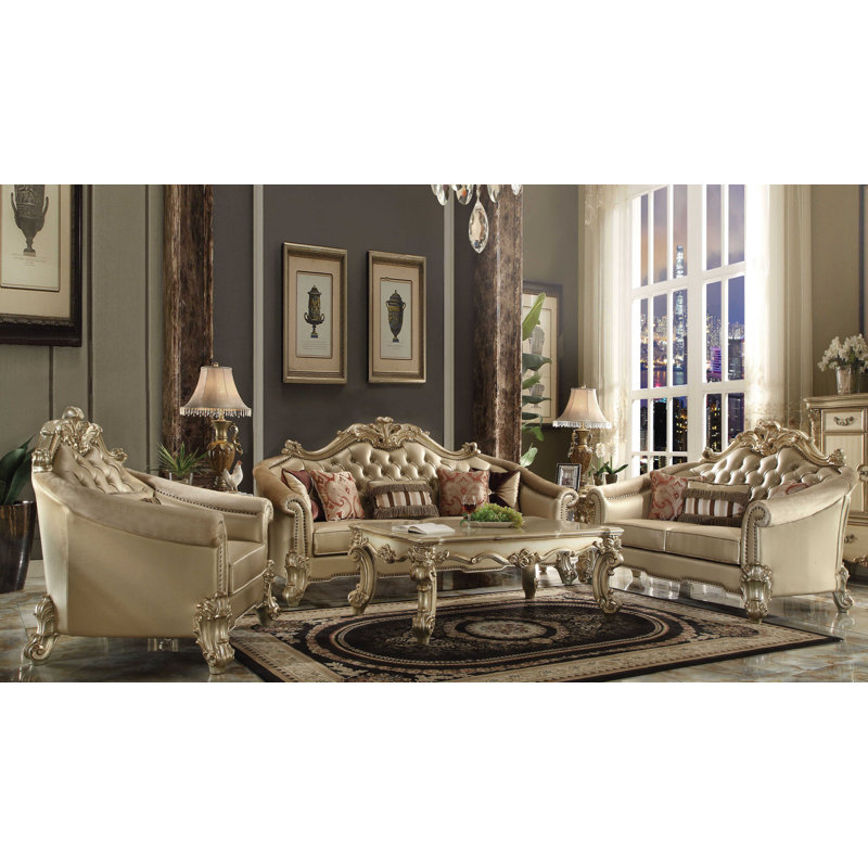 Lark Manor Carlene 3 Piece Standard Living Room Set Wayfair